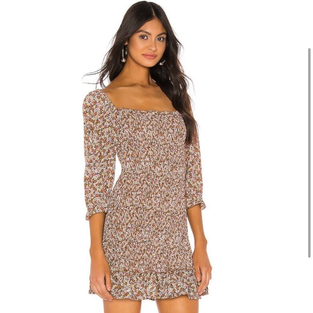 Faithfull the Brand Es Saada Dress in Mathiola Floral